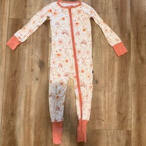 The Sleepy Sloth “Rustic Rays” Bamboo Zippy – 18–24 Months – EUC
